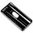 Funda Silicona Ultrafina Carcasa Transparente con Anillo de dedo Soporte S01 para Huawei Honor 9 Negro
