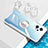 Funda Silicona Ultrafina Carcasa Transparente con Magnetico Anillo de dedo Soporte BH1 para Xiaomi Redmi Note 11T Pro+ Plus 5G Blanco