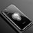 Funda Silicona Ultrafina Carcasa Transparente con Magnetico Anillo de dedo Soporte C01 para Apple iPhone 11 Pro Max Negro