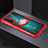 Funda Silicona Ultrafina Carcasa Transparente con Magnetico Anillo de dedo Soporte C01 para Huawei Honor 20 Pro Rojo