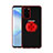 Funda Silicona Ultrafina Carcasa Transparente con Magnetico Anillo de dedo Soporte C01 para Samsung Galaxy S20 Plus 5G Rojo