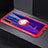 Funda Silicona Ultrafina Carcasa Transparente con Magnetico Anillo de dedo Soporte C02 para Huawei Honor 20 Lite Rojo