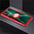 Funda Silicona Ultrafina Carcasa Transparente con Magnetico Anillo de dedo Soporte C02 para Huawei Nova 5 Pro Rojo