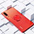 Funda Silicona Ultrafina Carcasa Transparente con Magnetico Anillo de dedo Soporte C02 para Huawei P30 Rojo