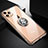 Funda Silicona Ultrafina Carcasa Transparente con Magnetico Anillo de dedo Soporte C03 para Apple iPhone 11 Pro Claro