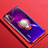 Funda Silicona Ultrafina Carcasa Transparente con Magnetico Anillo de dedo Soporte C03 para Huawei Nova 5 Pro Rojo