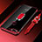 Funda Silicona Ultrafina Carcasa Transparente con Magnetico Anillo de dedo Soporte S01 para Huawei Honor 7A Rojo