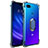 Funda Silicona Ultrafina Carcasa Transparente con Magnetico Anillo de dedo Soporte S01 para Xiaomi Mi 8 Lite Azul