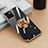 Funda Silicona Ultrafina Carcasa Transparente con Magnetico Anillo de dedo Soporte Z02 para Apple iPhone 13 Mini Oro