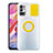 Funda Silicona Ultrafina Carcasa Transparente con Soporte para Xiaomi Redmi Note 11 SE 5G Amarillo