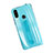 Funda Silicona Ultrafina Carcasa Transparente con Soporte S01 para Huawei P20 Lite Azul