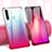 Funda Silicona Ultrafina Carcasa Transparente Flores para Xiaomi Redmi Note 8 Rojo