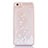 Funda Silicona Ultrafina Carcasa Transparente Flores T01 para Apple iPhone 6S Blanco