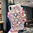 Funda Silicona Ultrafina Carcasa Transparente Flores T01 para Apple iPhone Xs Max Multicolor