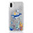 Funda Silicona Ultrafina Carcasa Transparente Flores T17 para Apple iPhone XR Azul