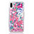Funda Silicona Ultrafina Carcasa Transparente Flores T18 para Apple iPhone XR Oro Rosa