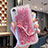 Funda Silicona Ultrafina Carcasa Transparente Flores T21 para Apple iPhone XR Oro Rosa