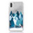 Funda Silicona Ultrafina Carcasa Transparente Flores T22 para Apple iPhone Xs Max Gris