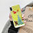 Funda Silicona Ultrafina Carcasa Transparente Flores T24 para Apple iPhone XR Verde