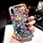 Funda Silicona Ultrafina Carcasa Transparente Flores T26 para Apple iPhone XR Multicolor