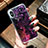 Funda Silicona Ultrafina Carcasa Transparente Flores T26 para Apple iPhone Xs Morado