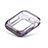 Funda Silicona Ultrafina Carcasa Transparente Gradiente G01 para Apple iWatch 5 40mm Negro