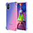 Funda Silicona Ultrafina Carcasa Transparente Gradiente para Samsung Galaxy M51 Azul