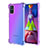 Funda Silicona Ultrafina Carcasa Transparente Gradiente para Samsung Galaxy M51 Morado