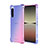 Funda Silicona Ultrafina Carcasa Transparente Gradiente para Sony Xperia 1 II Rosa