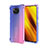 Funda Silicona Ultrafina Carcasa Transparente Gradiente para Xiaomi Poco X3 Azul