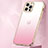 Funda Silicona Ultrafina Carcasa Transparente Gradiente S01 para Apple iPhone 13 Pro Oro Rosa