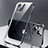 Funda Silicona Ultrafina Carcasa Transparente H01 para Apple iPhone 13 Mini Negro