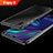 Funda Silicona Ultrafina Carcasa Transparente H01 para Huawei Enjoy 9 Negro