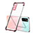 Funda Silicona Ultrafina Carcasa Transparente H01 para Huawei Enjoy Z 5G Oro Rosa