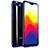 Funda Silicona Ultrafina Carcasa Transparente H01 para Huawei Honor 10 Azul