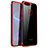 Funda Silicona Ultrafina Carcasa Transparente H01 para Huawei Honor 8 Pro Rojo