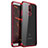 Funda Silicona Ultrafina Carcasa Transparente H01 para Huawei Maimang 6 Rojo