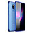 Funda Silicona Ultrafina Carcasa Transparente H01 para Huawei Mate 20 X Azul