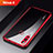 Funda Silicona Ultrafina Carcasa Transparente H01 para Huawei Nova 4 Rojo
