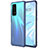 Funda Silicona Ultrafina Carcasa Transparente H01 para Huawei P40 Pro+ Plus Azul