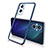 Funda Silicona Ultrafina Carcasa Transparente H01 para Oppo F21 Pro 5G Azul