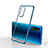 Funda Silicona Ultrafina Carcasa Transparente H01 para Oppo Find X2 Azul