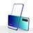 Funda Silicona Ultrafina Carcasa Transparente H01 para Oppo Reno3 Pro Azul