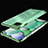 Funda Silicona Ultrafina Carcasa Transparente H01 para Realme C11 Verde