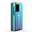 Funda Silicona Ultrafina Carcasa Transparente H01 para Samsung Galaxy S20 Ultra 5G Cian