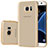 Funda Silicona Ultrafina Carcasa Transparente H01 para Samsung Galaxy S7 Edge G935F Oro