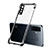 Funda Silicona Ultrafina Carcasa Transparente H01 para Vivo X50 5G Negro