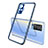Funda Silicona Ultrafina Carcasa Transparente H01 para Vivo X51 5G Azul