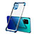 Funda Silicona Ultrafina Carcasa Transparente H01 para Xiaomi Mi 10 Lite Azul