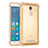 Funda Silicona Ultrafina Carcasa Transparente H01 para Xiaomi Redmi Note 3 Oro